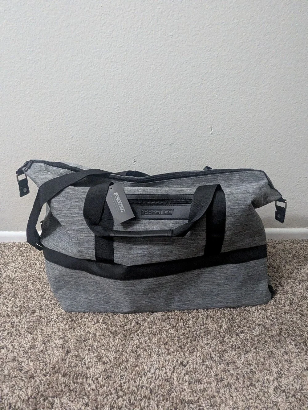 NWT Gray Weekend Duffel Bag